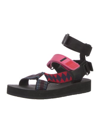 Prada Printed Slingback Sandals