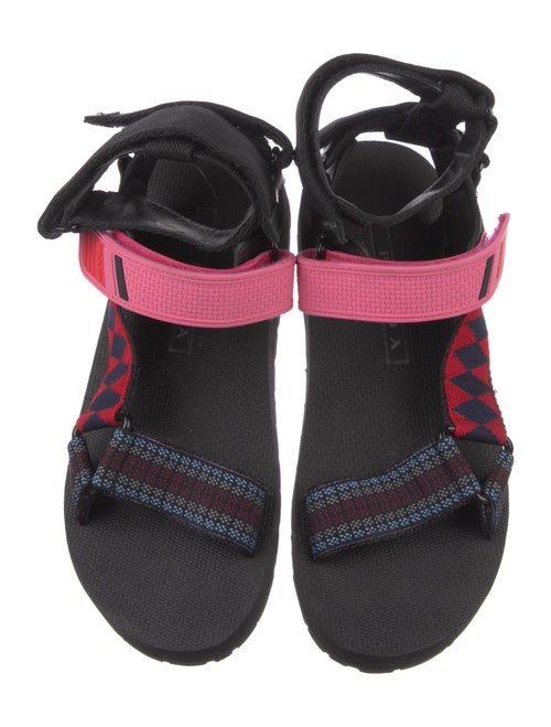 Prada Printed Slingback Sandals