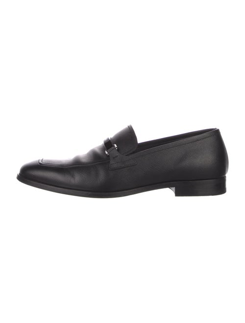 Prada Saffiano Leather Dress Loafers
