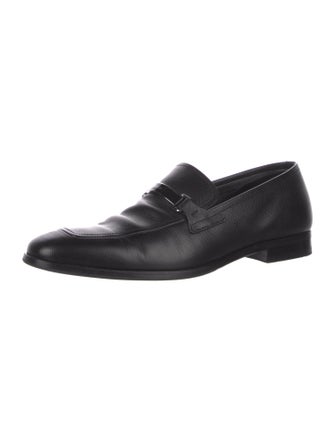 Prada Saffiano Leather Dress Loafers