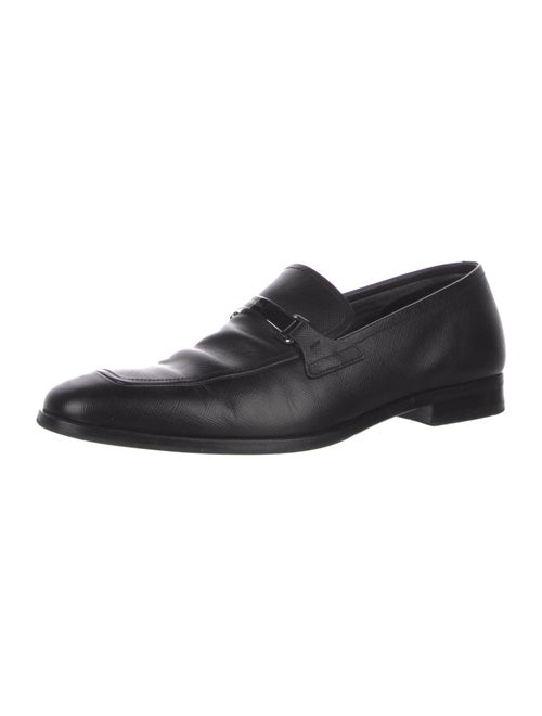 Prada Saffiano Leather Dress Loafers