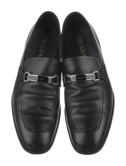 Prada Saffiano Leather Dress Loafers