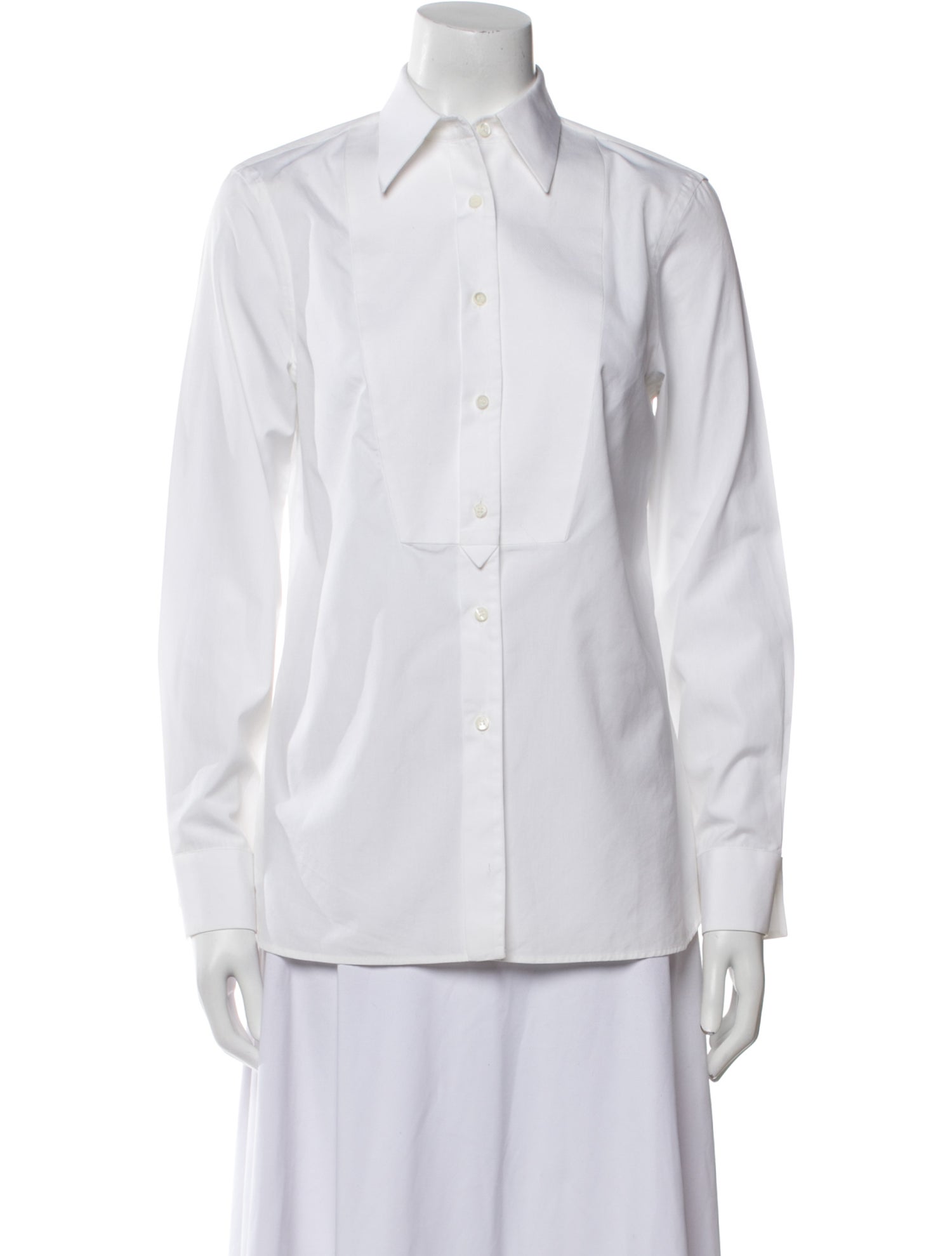 Prada 2011 Long Sleeve Button-Up Top