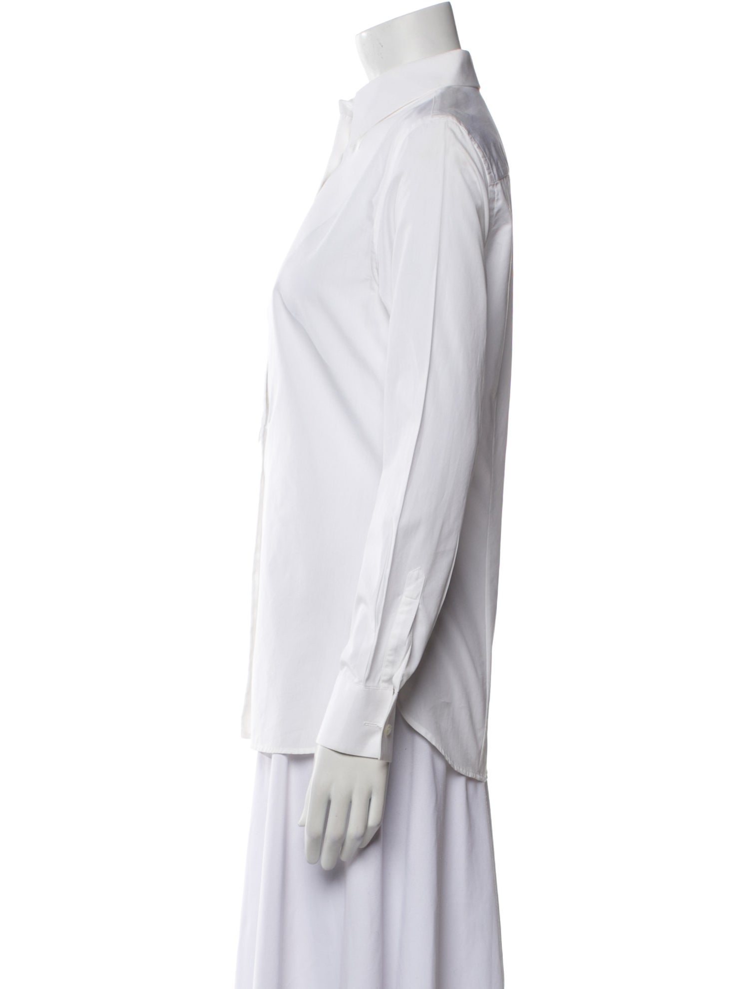 Prada 2011 Long Sleeve Button-Up Top