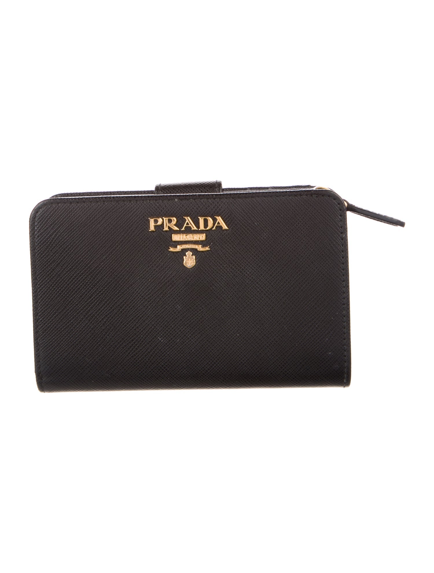 Prada Saffiano Cuir Leather French Purse