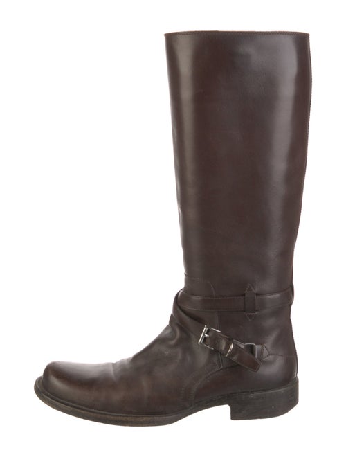 Prada Leather Riding Boots