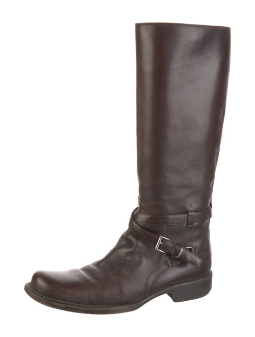 Prada Leather Riding Boots
