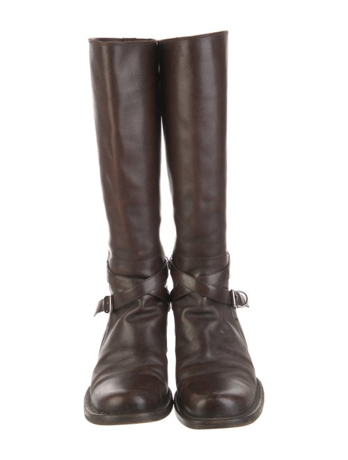 Prada Leather Riding Boots