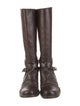 Prada Leather Riding Boots