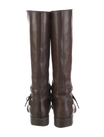 Prada Leather Riding Boots