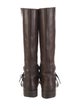 Prada Leather Riding Boots