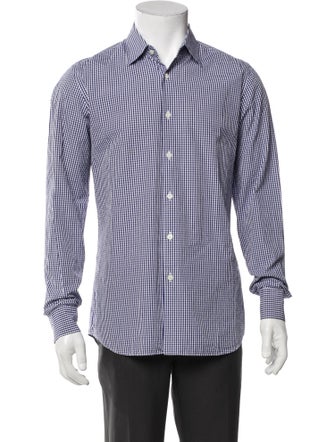 Prada 2017 Plaid Print Shirt
