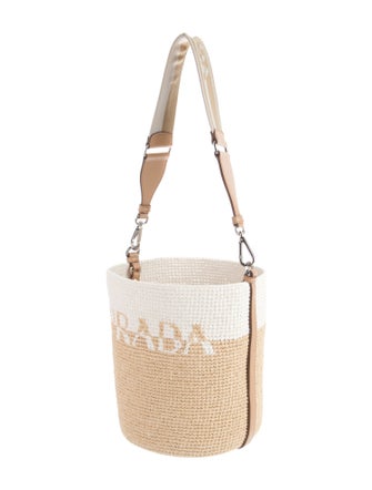 Prada Raffia Shoulder Bag