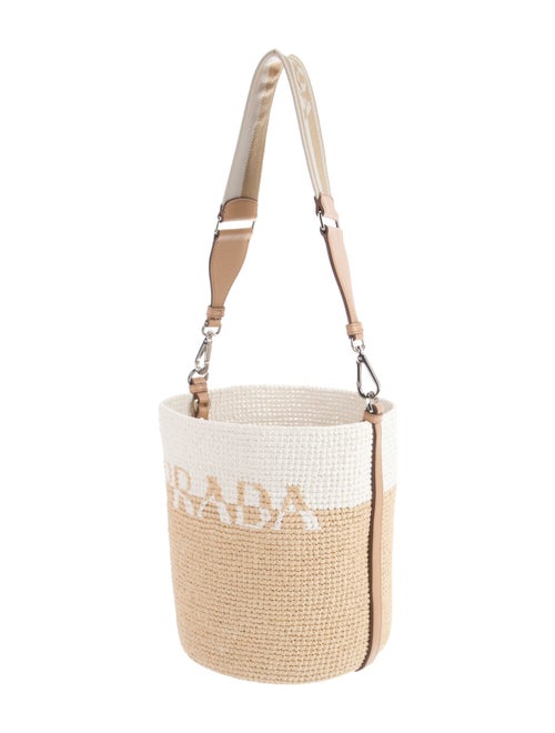 Prada Raffia Shoulder Bag