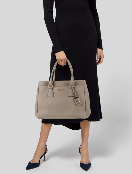Prada Vitello Daino Leather Tote