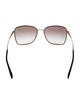 Prada Square Gradient Sunglasses