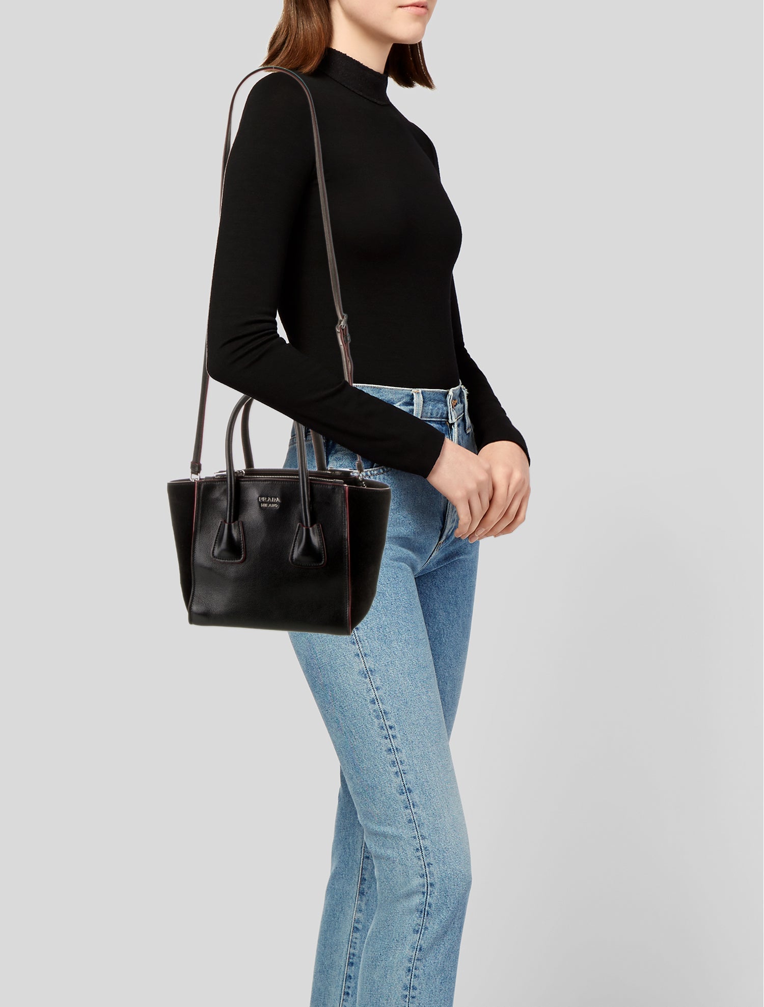 Prada Leather Twin Pocket