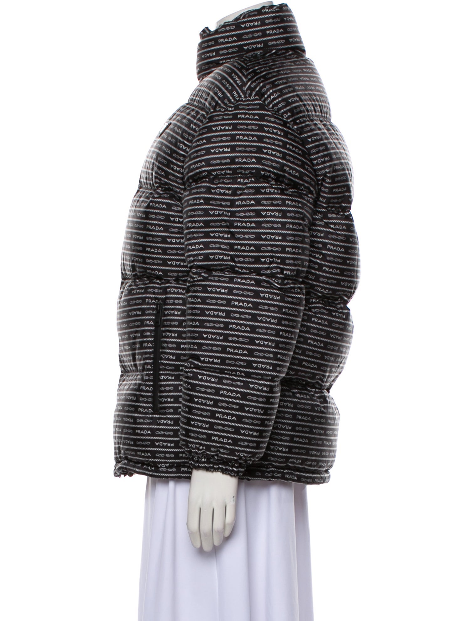 Prada 2023 All Over Logo Print Jacket w/ Tags