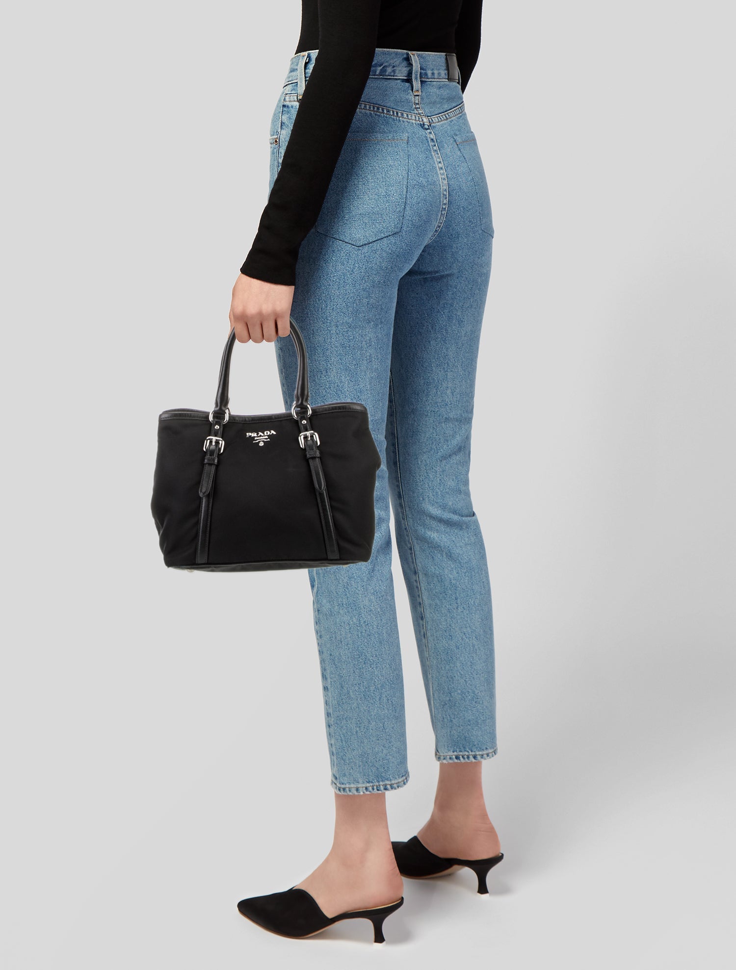 Prada Tessuto Nylon Top Handle Bag