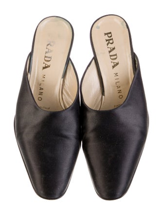 Prada Satin Mules