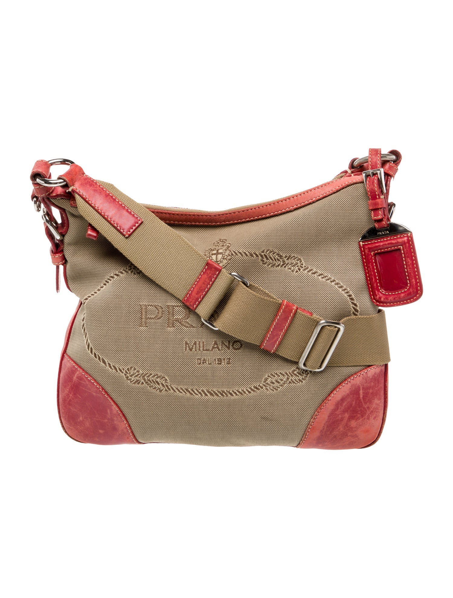 Prada Canvas Messenger Bag