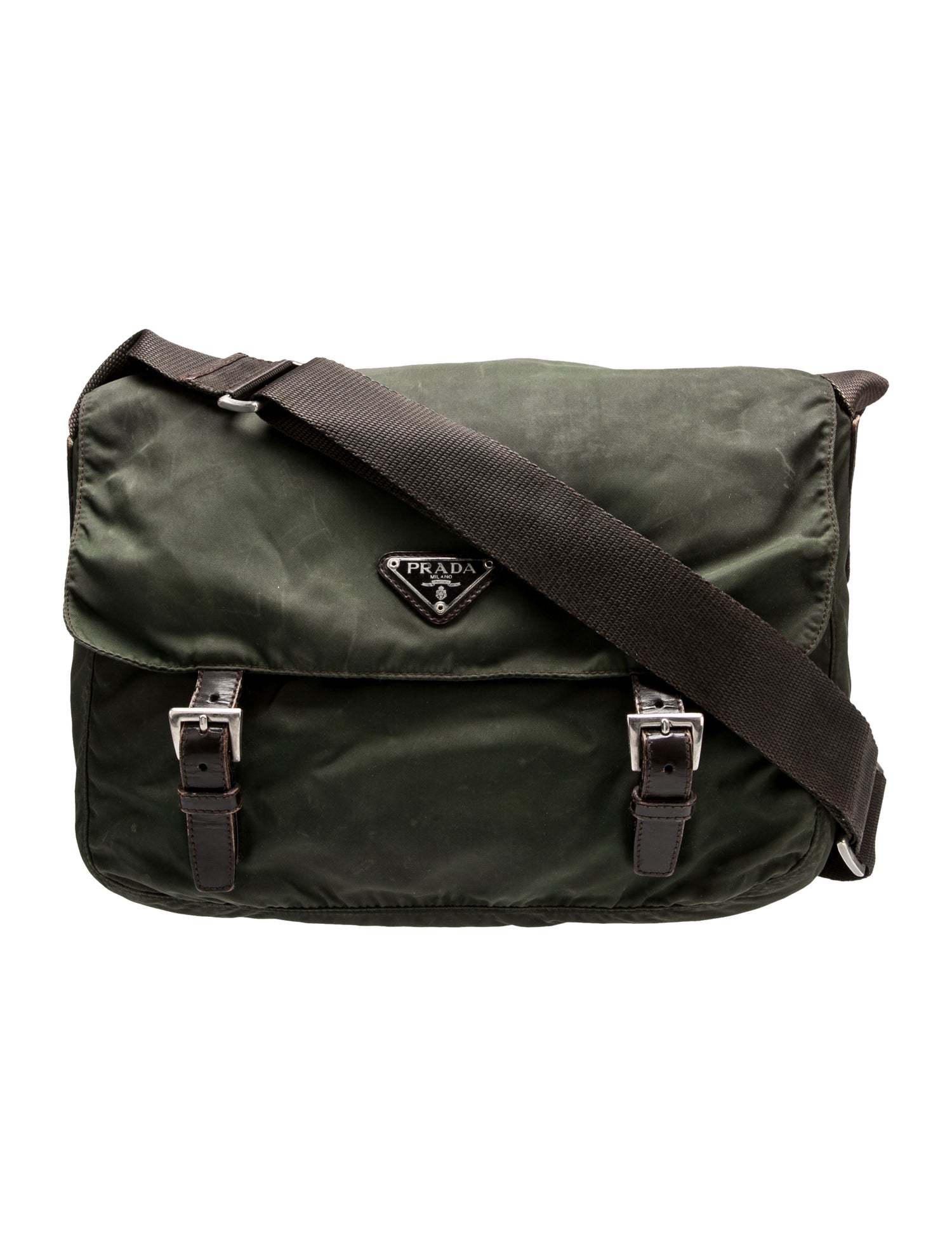 Prada Saffiano Leather Messenger Bag