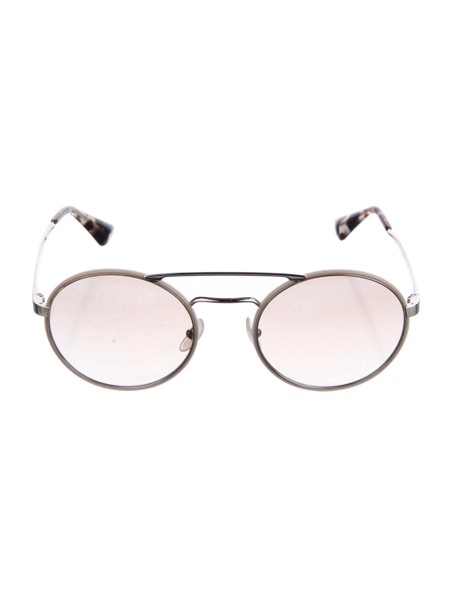 Prada Round Gradient Sunglasses