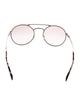 Prada Round Gradient Sunglasses