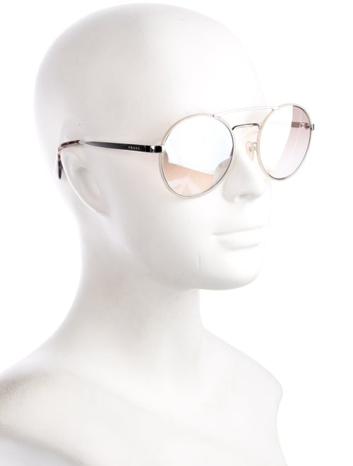 Prada Round Gradient Sunglasses