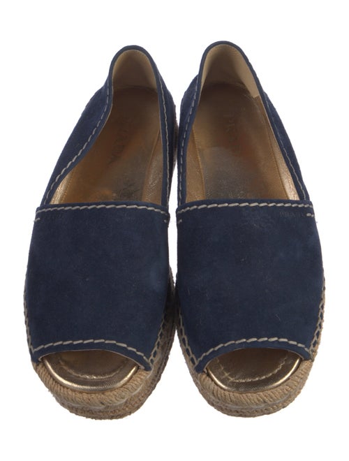 Prada Suede Braided Accents Espadrilles