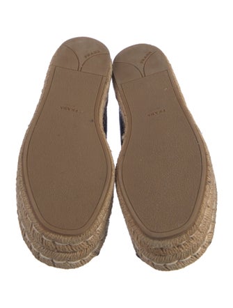 Prada Suede Braided Accents Espadrilles