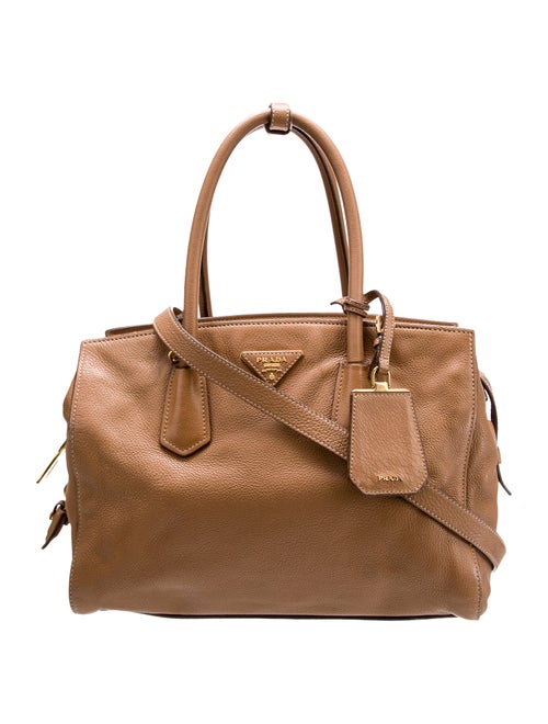 Prada Vitello Daino Leather Top Handle Bag