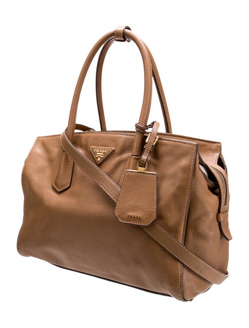 Prada Vitello Daino Leather Top Handle Bag