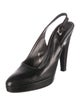 Prada Leather Slingback Pumps