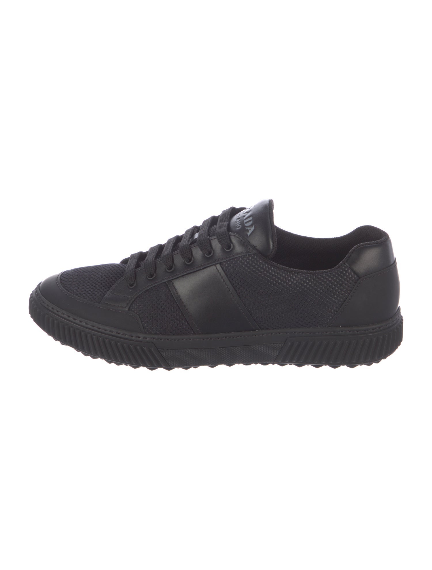 Prada Nylon Mesh Accents Sneakers