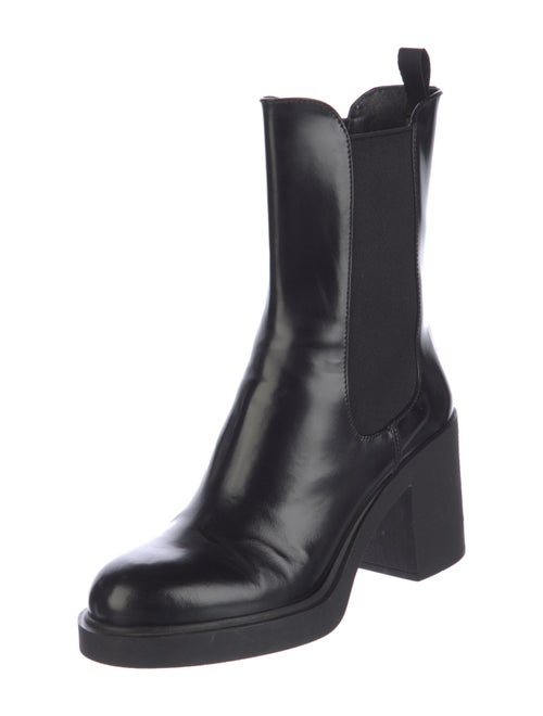 Prada Leather Chelsea Boots