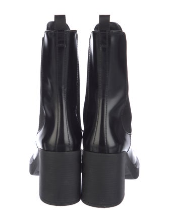 Prada Leather Chelsea Boots