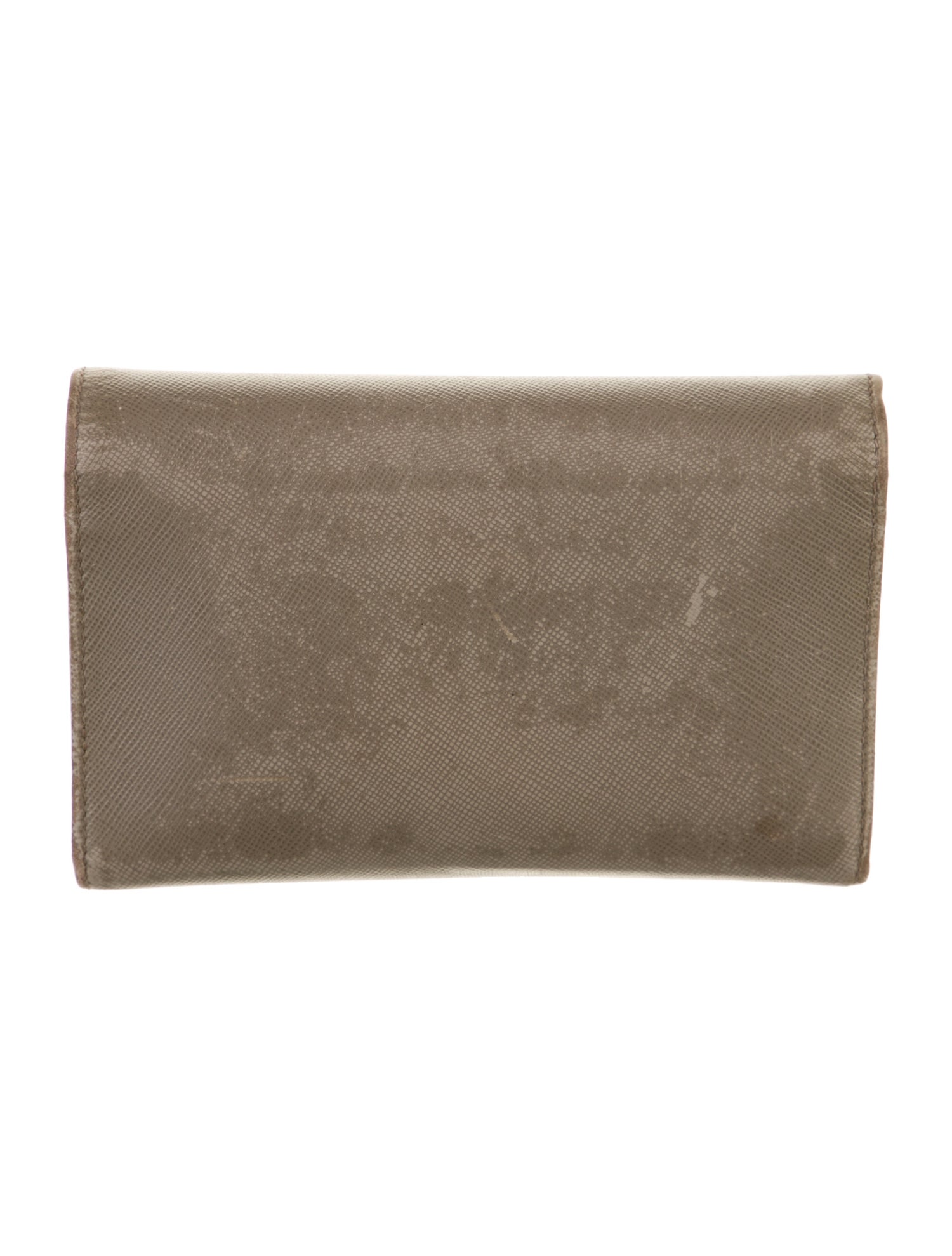 Prada Saffiano Metal Leather Wallet