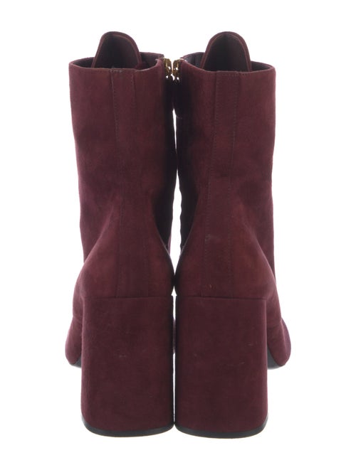 Prada Suede Lace-Up Boots