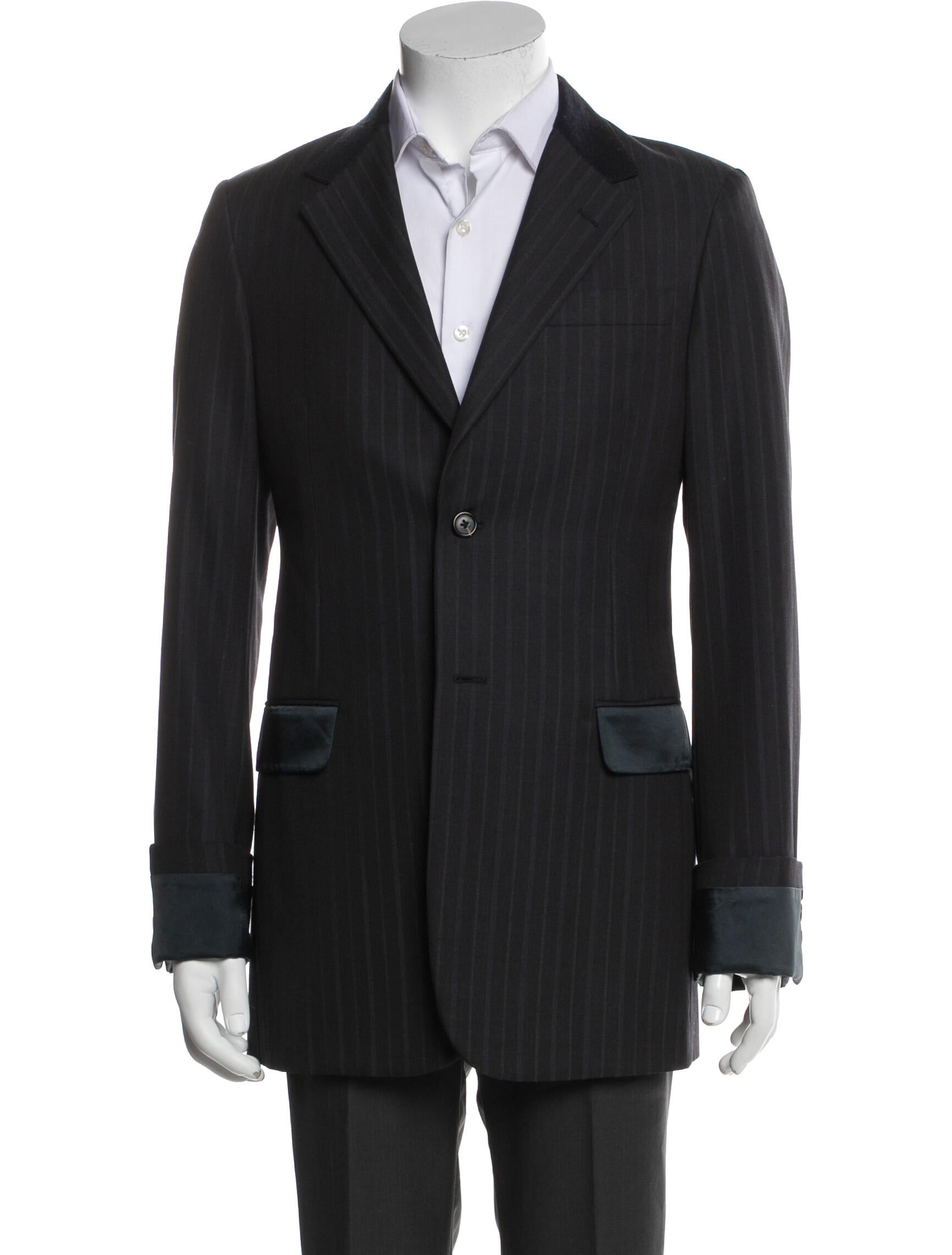 Prada Virgin Wool Striped Blazer
