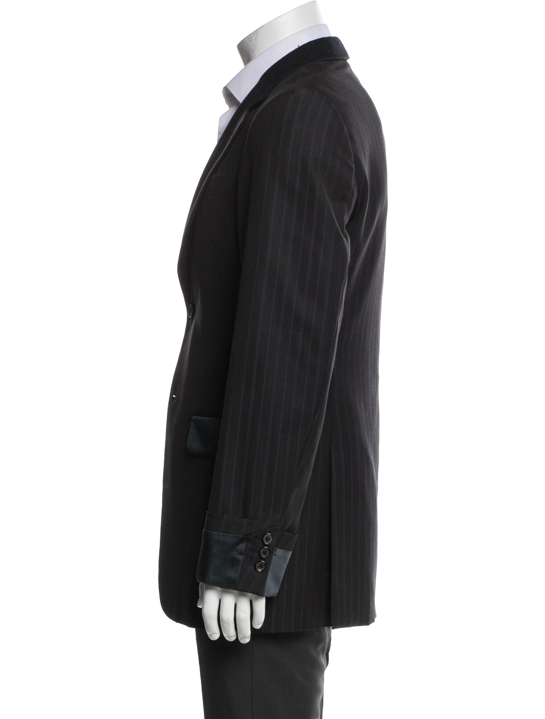 Prada Virgin Wool Striped Blazer