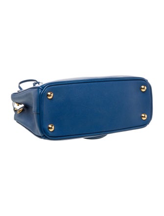 Prada Saffiano Lux Leather Galleria Double Zip Small