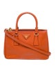 Prada Saffiano Leather Galleria Double Zip Small