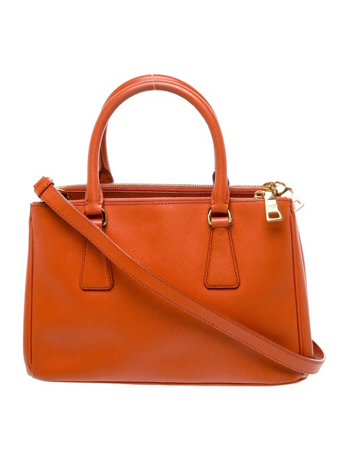 Prada Saffiano Leather Galleria Double Zip Small