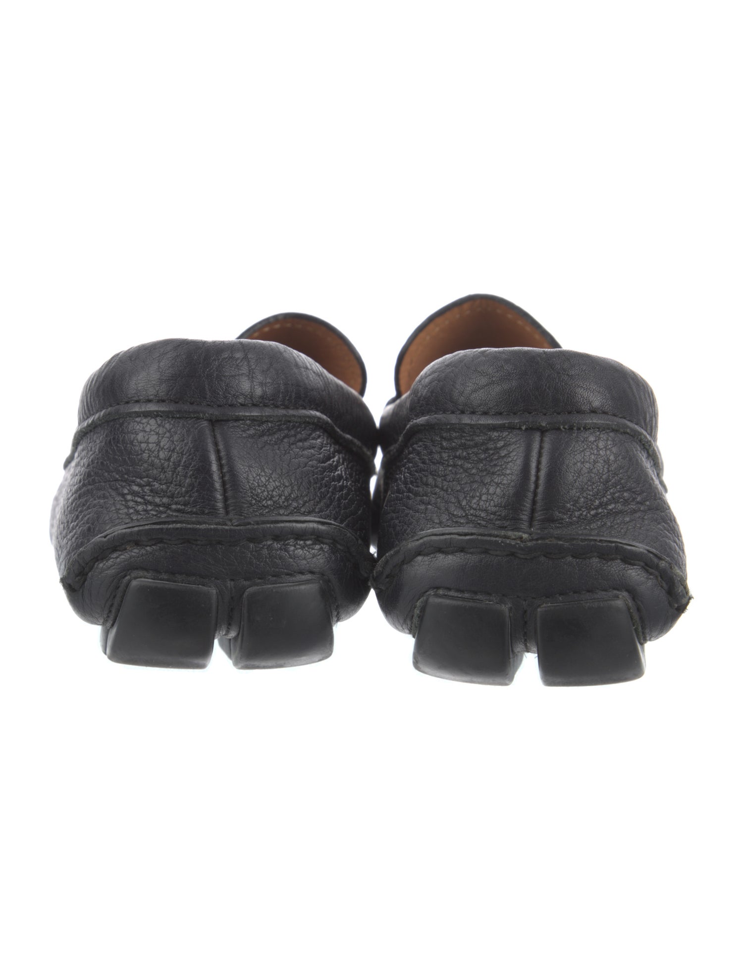 Prada Leather Moccasins