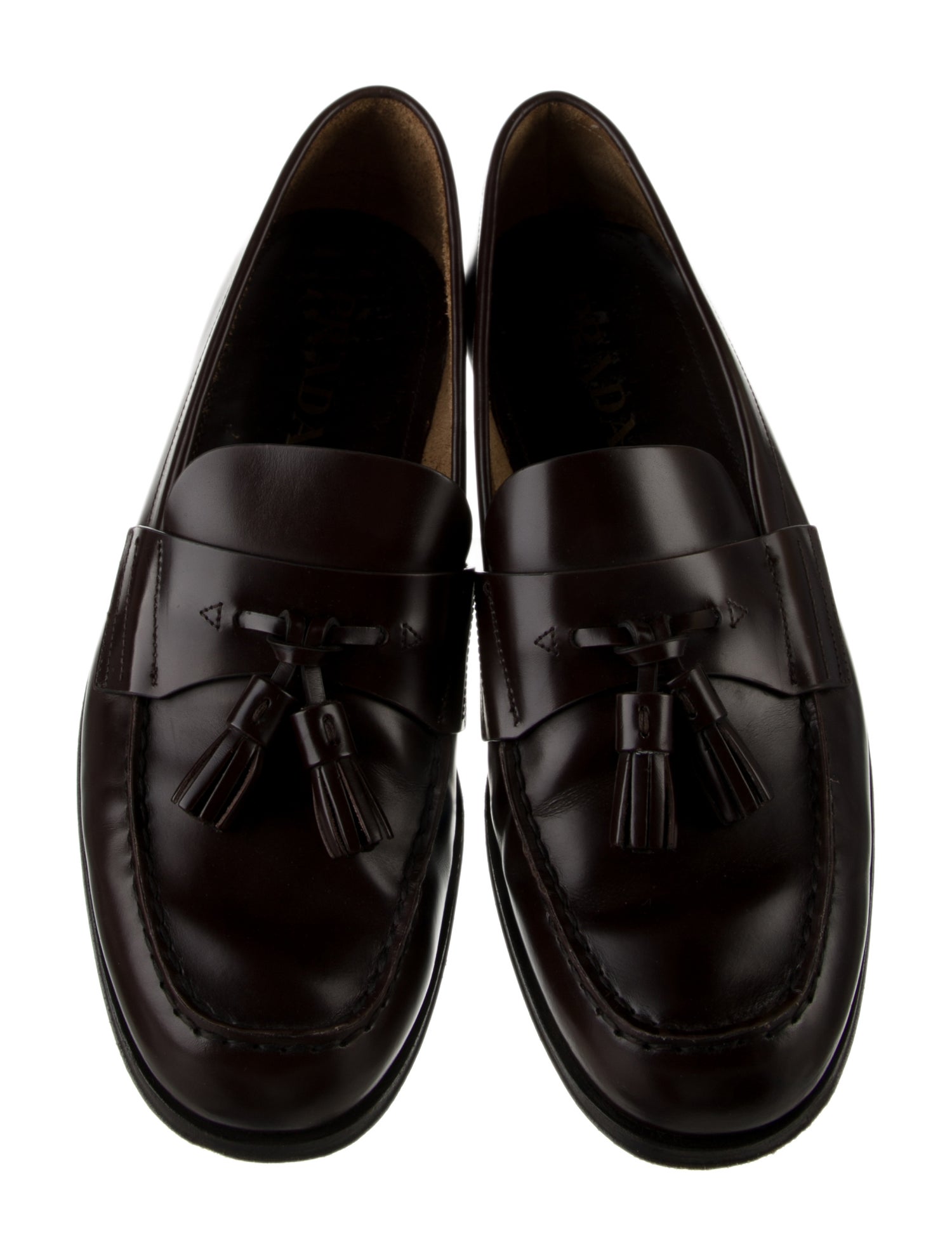 Prada Leather Dress Loafers