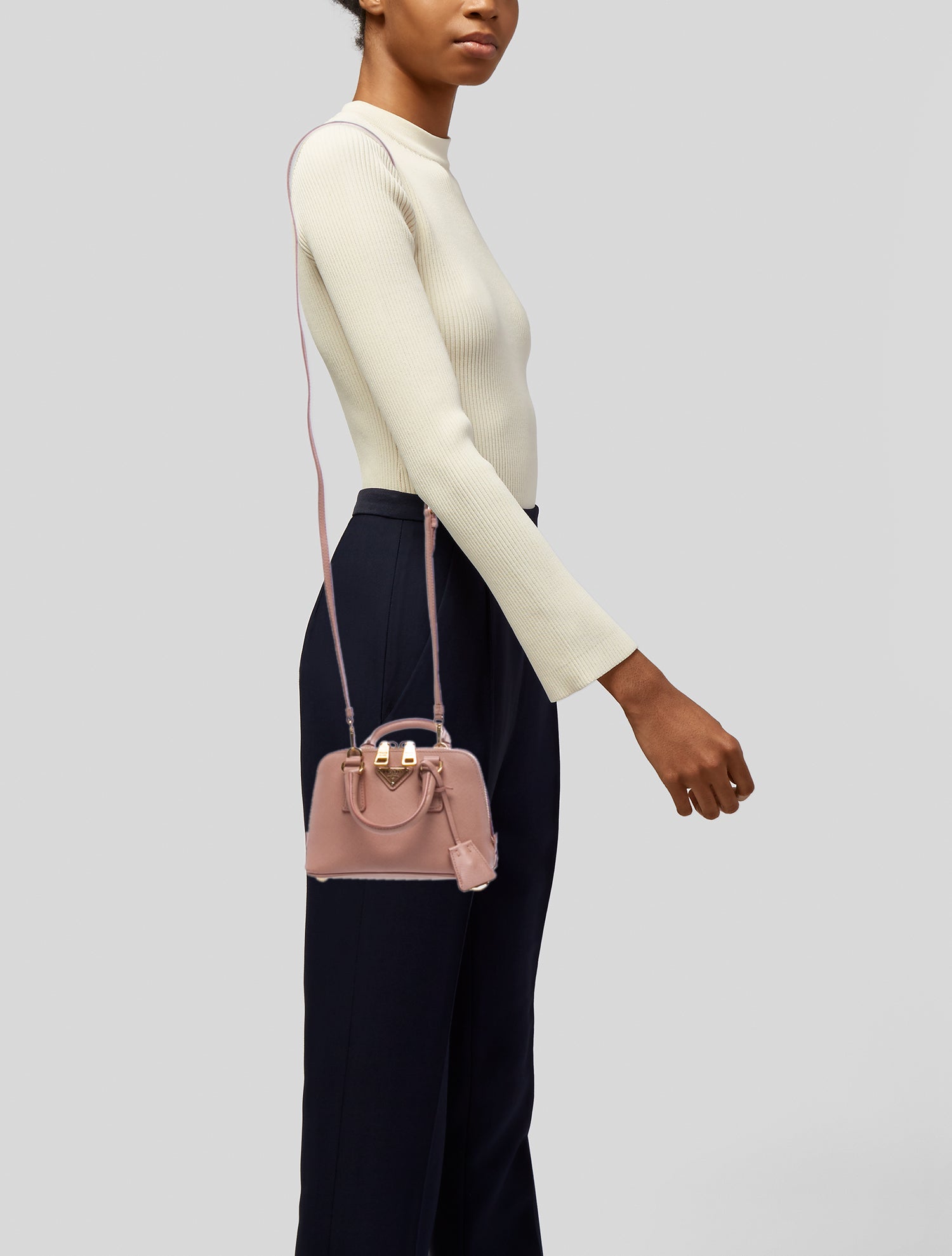 Prada Saffiano Leather Promenade Mini