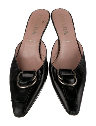 Prada Leather Mules