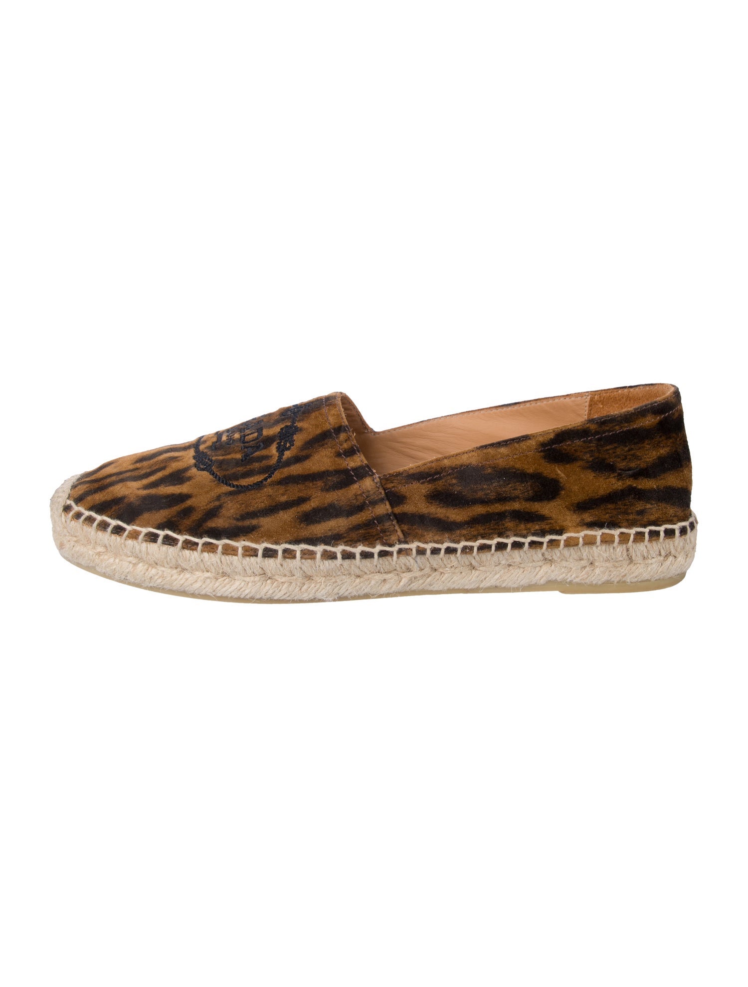 Prada Suede Animal Print Espadrilles