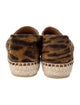 Prada Suede Animal Print Espadrilles